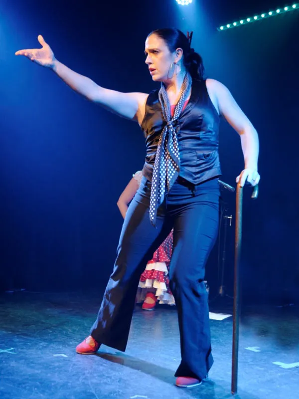 Christina Tremblay en spectacle avec Vida Flamenca