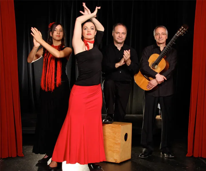 Les quatre artistes de Vida Flamenca